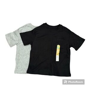 Thereabouts Boys Tee Tshirt Bundle Sz 4/5 Black Grey NWT